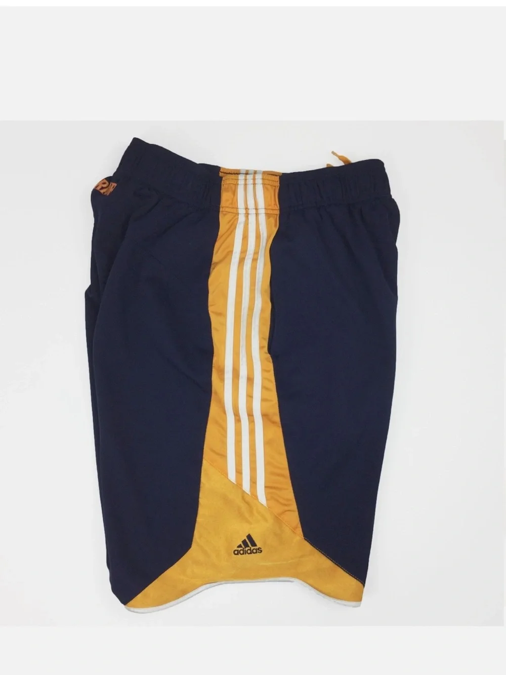 adidas Golden State Warriors Basketball Shorts SZ Large Y2K Lightning Bol